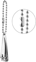 20 Pieces Replacement Vertical Roman Roller Blind Ball Chain Cord Connector Clips(Stainless Steel) 2