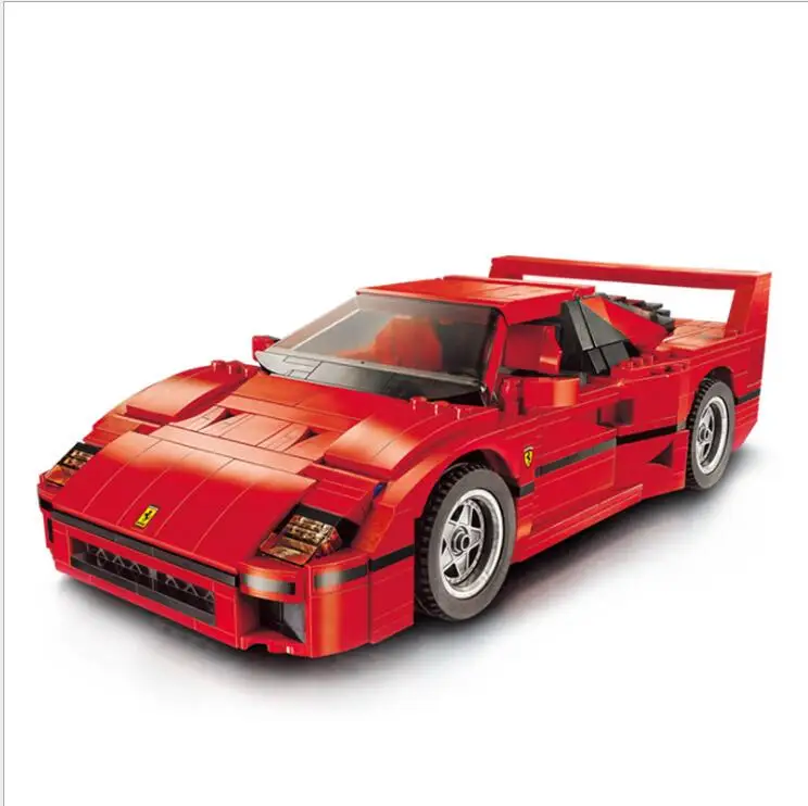 Technic MOC набор кирпичей 21004 Ferrarie F1 F40 Enzo модель гоночной машины Строительные блоки наборы игрушки гонщики совместимы с 10248