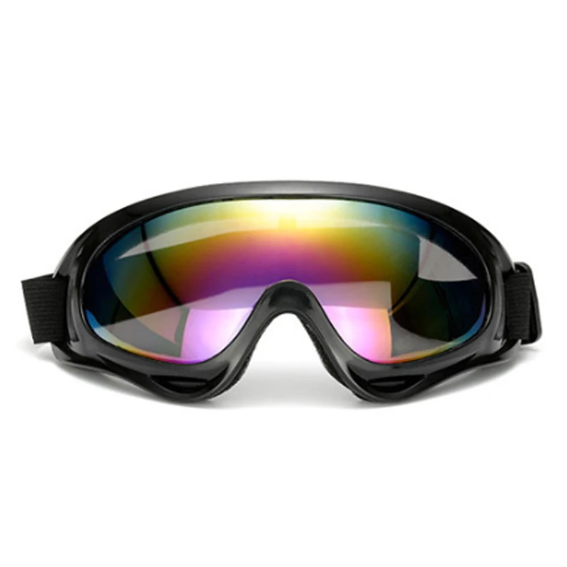 Уличные спортивные лыжные очки, мужские и женские очки, профессиональные очки для сноуборда, альпинизма, снегохода - Цвет: black-a1