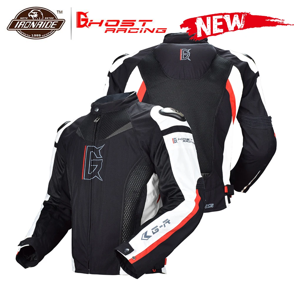 GHOST RACING Водонепроницаемая мотоциклетная куртка мужская для верховой езды