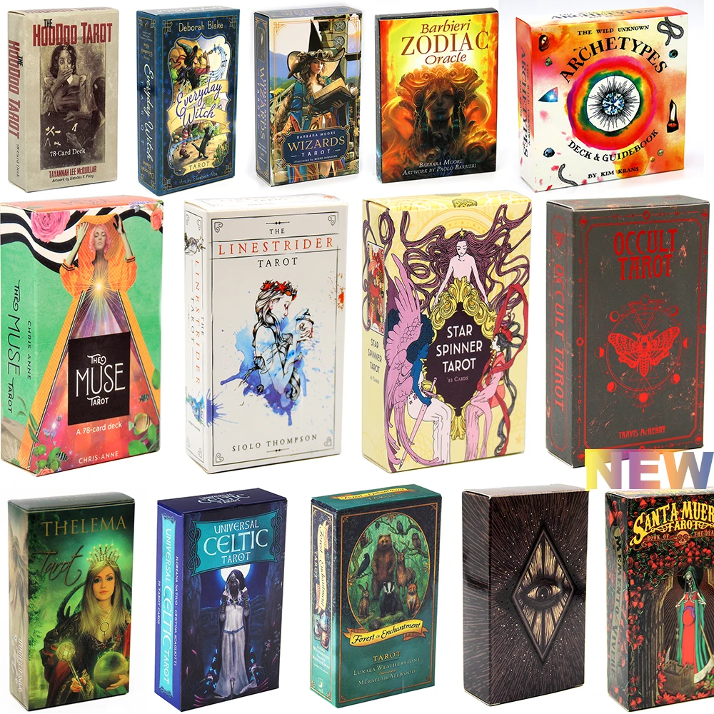 Juego de cartas del Tarot de los sueños de Starman, Estrella giratoria, cubierta oculta, juego de adivinación, superatrayente, Starman, Linestrider, Muse