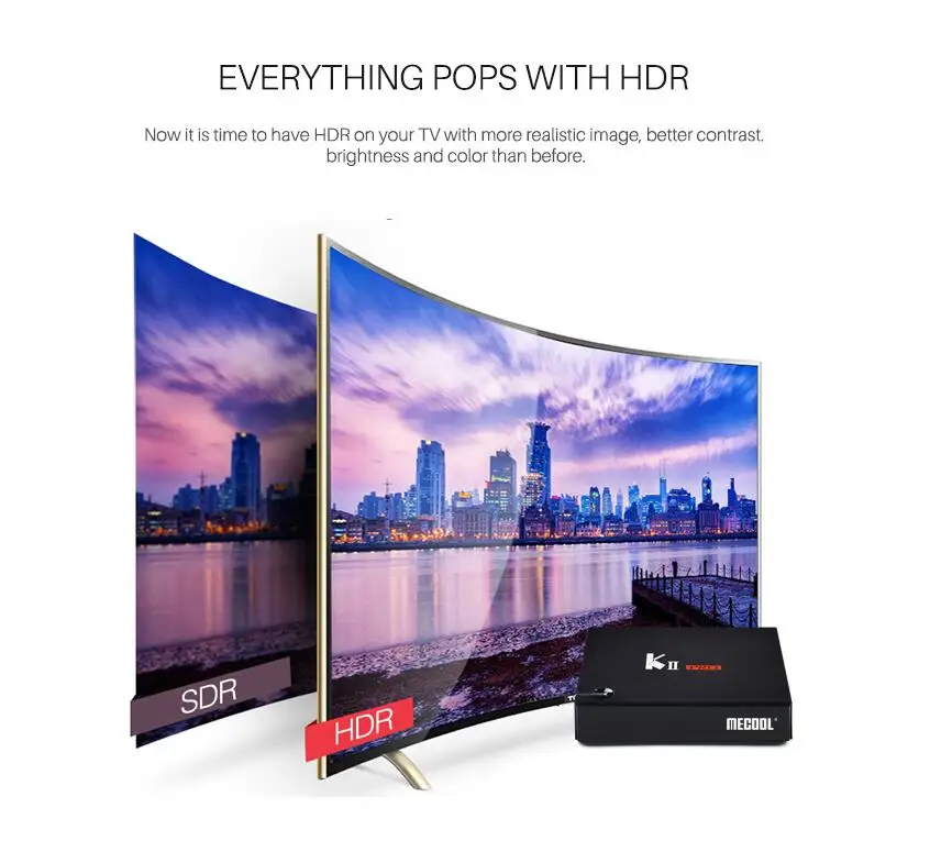 MECOOL Кии PRO Amlogic S905D 4 ядра 2G/16G H.265 HEVC 4K 3D BT Android ТВ коробка DVB-S2 DVB-T2 DVB-C 2,4G/5G, Wi-Fi, Декодер каналов кабельного телевидения