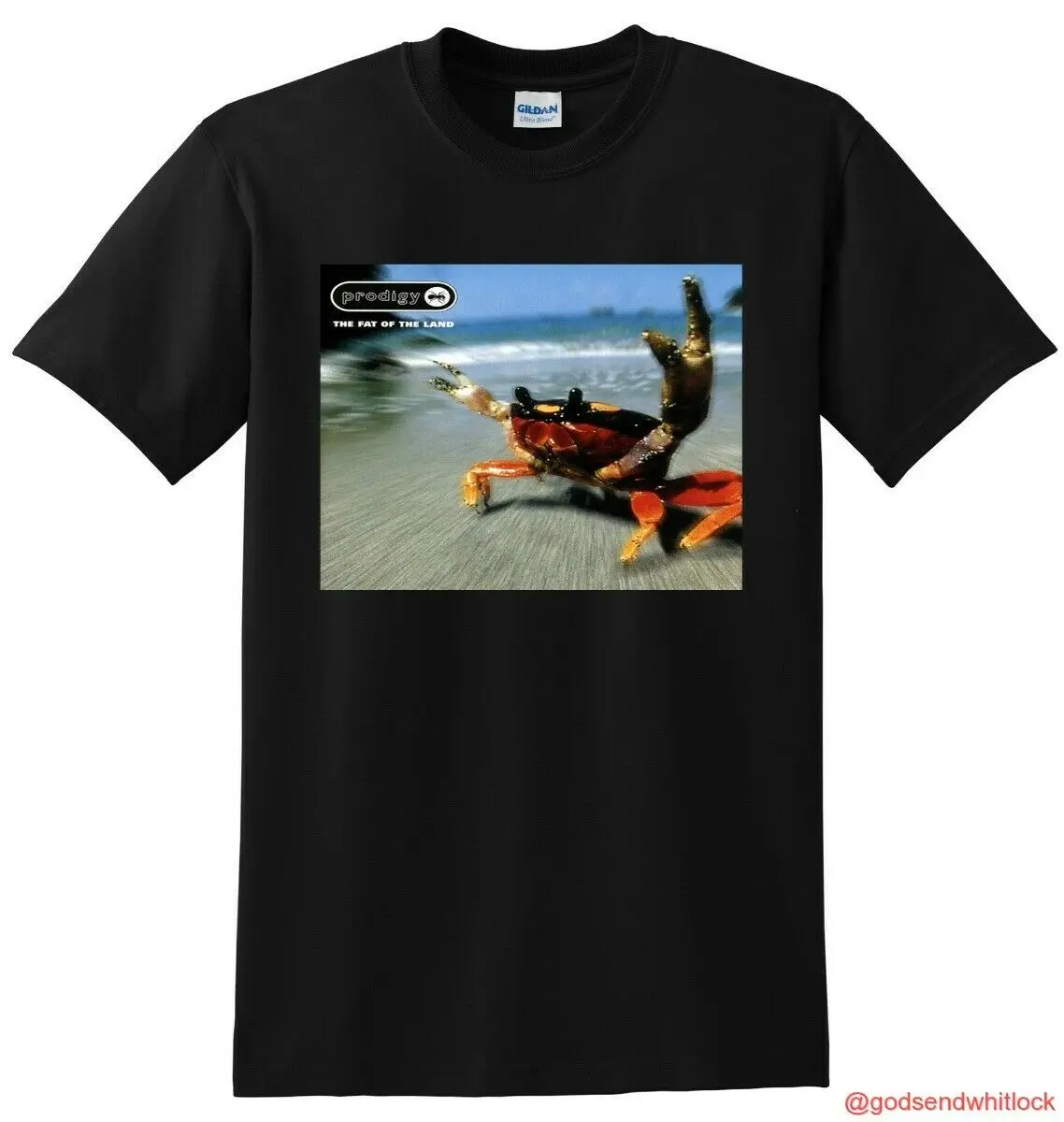 

NEW THE PRODIGY T SHIRT fat of land vinyl cd cover SMALL MEDIUM LARGE or XL