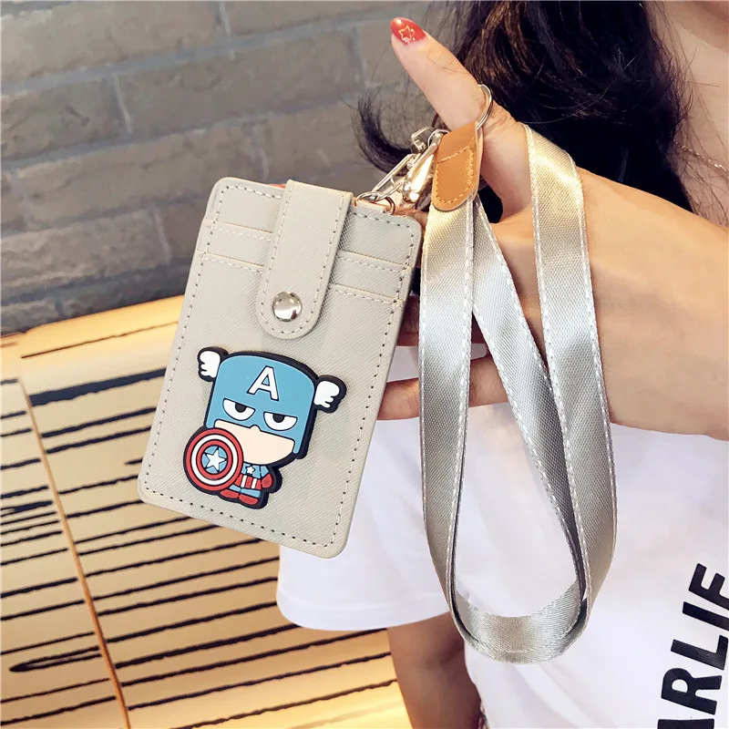 1 шт. kawaii корейский мультфильм ID карты держатель милый для кредитных карт пакеты День рождения Рождественский подарок для девочки мальчик - Цвет: 5