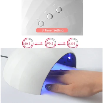 

36W UV Dryer UV Resin Fast UV Curing Lamp USB Charge Jewerly Making Tools X7YA