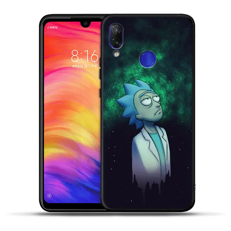 H1374 Аниме Рик и Морти мультфильм аниме чехол для Xiaomi Redmi Note 7 7A 6 Pro 6A 5A Prime Mi A1 5X A2 Lite 6X4X5 плюс Pocophone F1 - Цвет: H1374