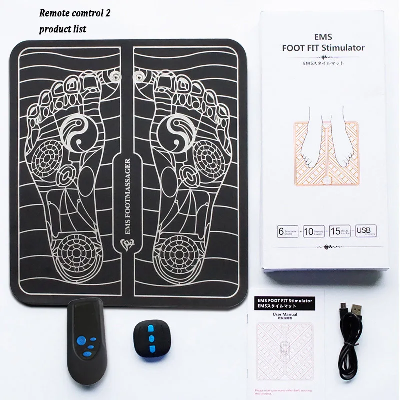 Ems Foot Massager Mat Electric Usb Charging Smart Display Tens Acupunc –  Carts Express