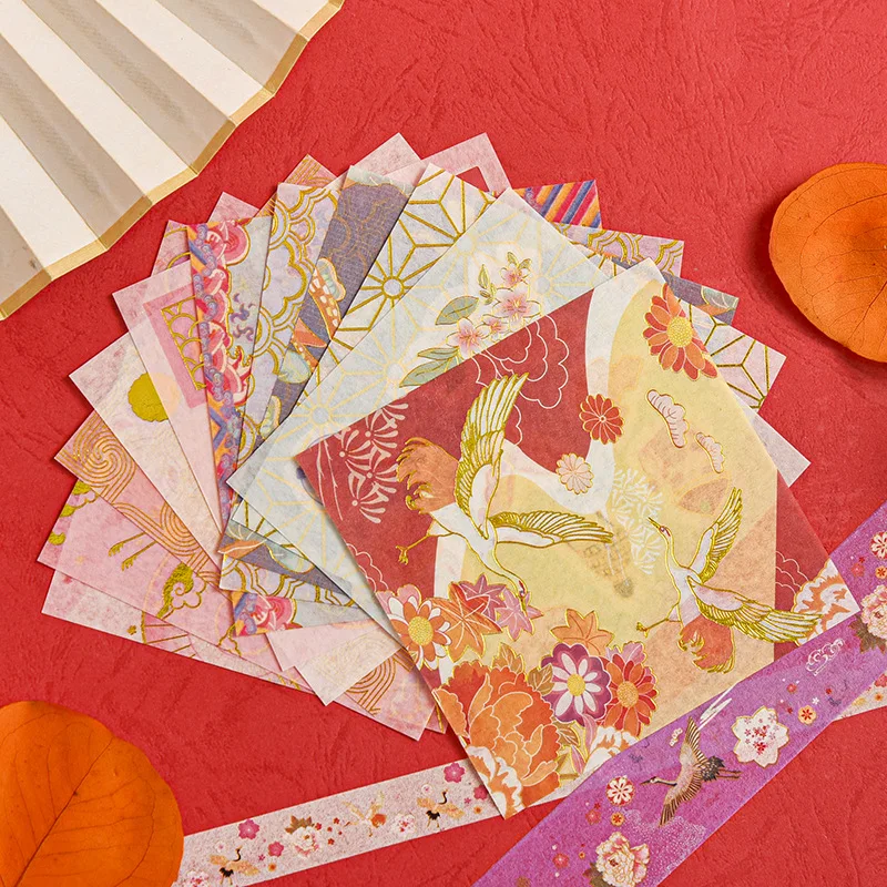 Китайская винтажная лента Washi Роскошная Дворцовая цветная шотландская сделай