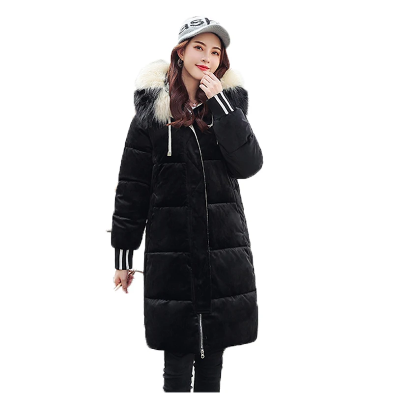 

Korean Style 2020 Winter Jacket Women Stand Collar Solid new arrival Female Down Coat Loose Oversized Womens Short Parka H36