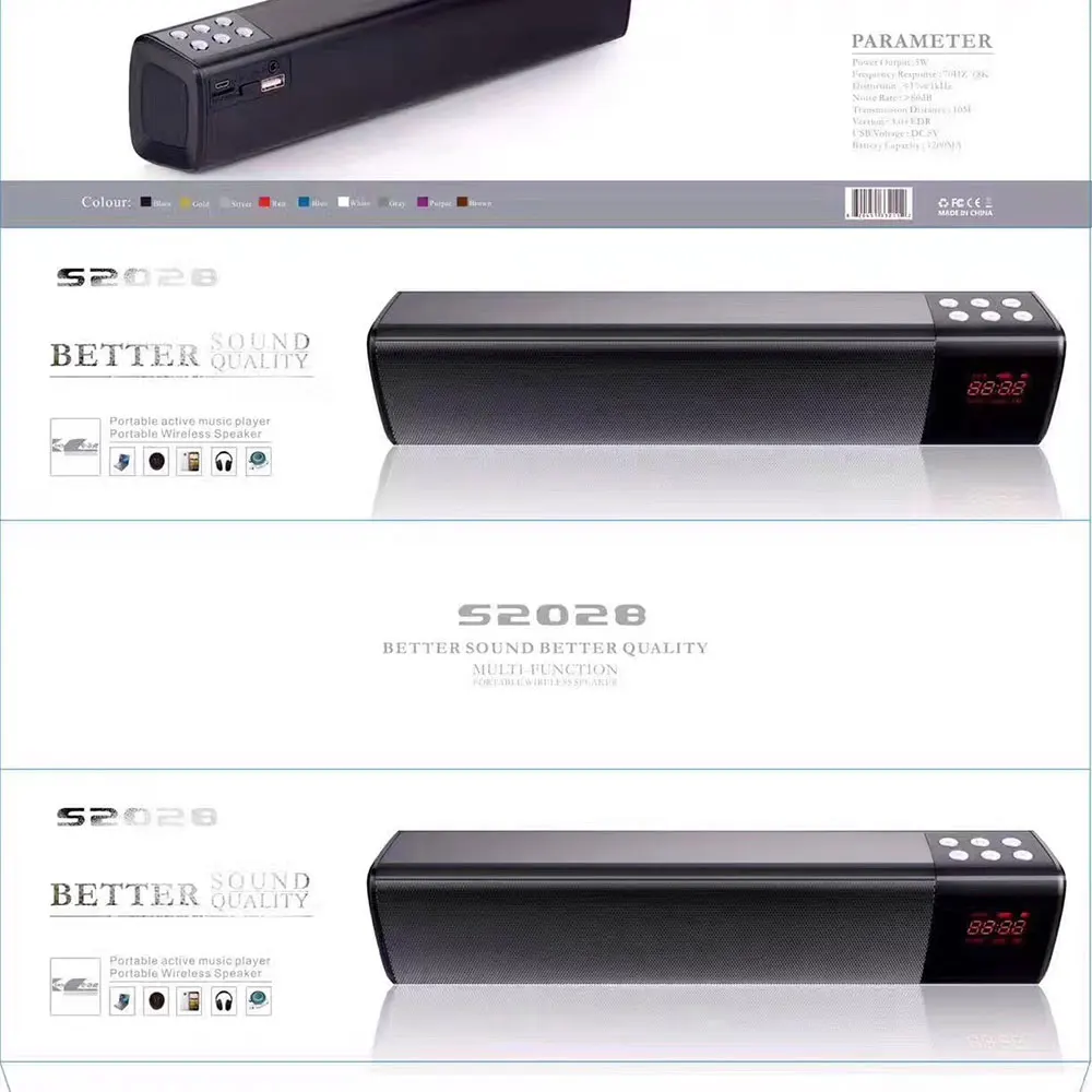 Cewaal ТВ Bluetooth динамик домашний кинотеатр 3D стерео звук бар поддержка FT FM U диск AUX Колонка батарея мощность USB зарядка