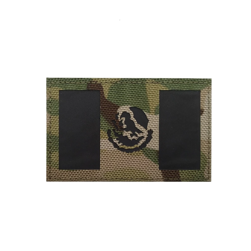 3D вышивка патч Испания Мексика инфракрасный Флаг значок Камуфляж Военная Тактическая Боевая версия джинсовая куртка шляпа значок