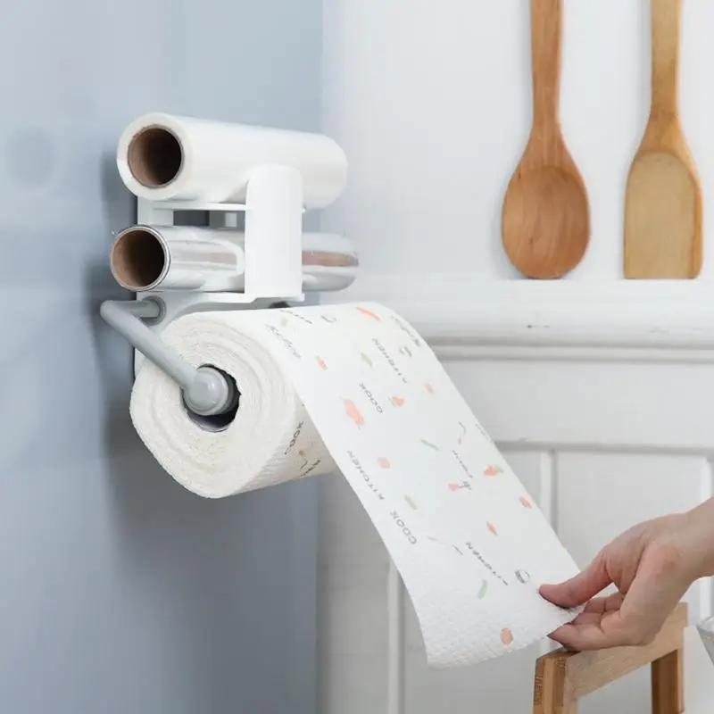 Многофункциональный держатель кухонных салфеток подвесной держатель туалетной бумаги для ванной комнаты держатель полотенец