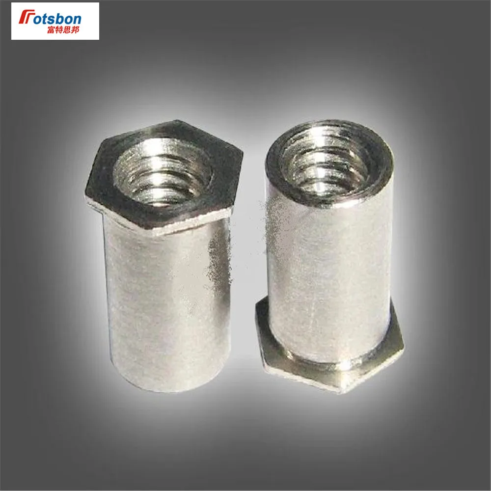 

SOA-8632-24 Thru-hole Threaded Standoffs Self Clinching Crossing Crimped Studs Server Cabinet Rivet Nuts Sheet Metal PCB Rivnuts