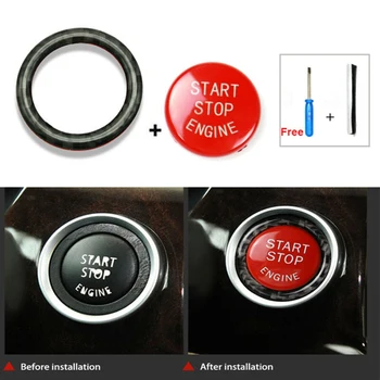 

2009-2012 Button & 2*Installation Tool Ring Cover Car Engine Practical