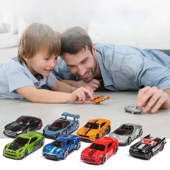 

5PCS 1:64 Simulated Children Toy Multi-Style Taxiing Alloy Mini Car Model