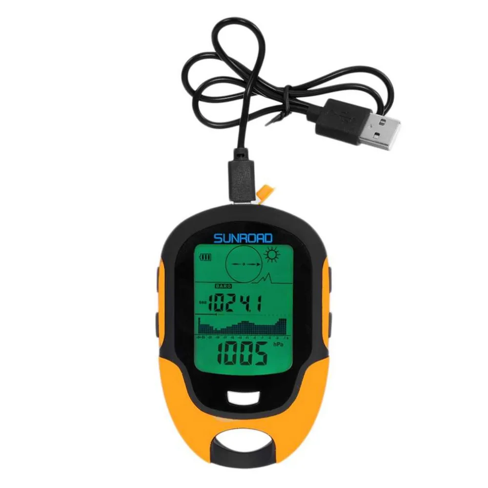 

2019 Multifunctional FR500 Portable Digital Altimeter Waterproof LCD Screen Display Outdoor Use Barometer Device Hot Sale