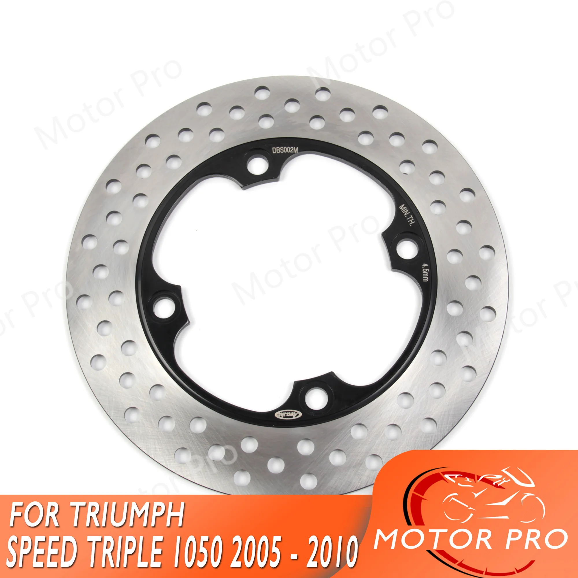 Rear Brake Disc For Speed Triple 1050 2005 - 2010 Rotor Disk Motorcycle 2006 2007 2008 2009 Daytona 675 R 675R | Автомобили и