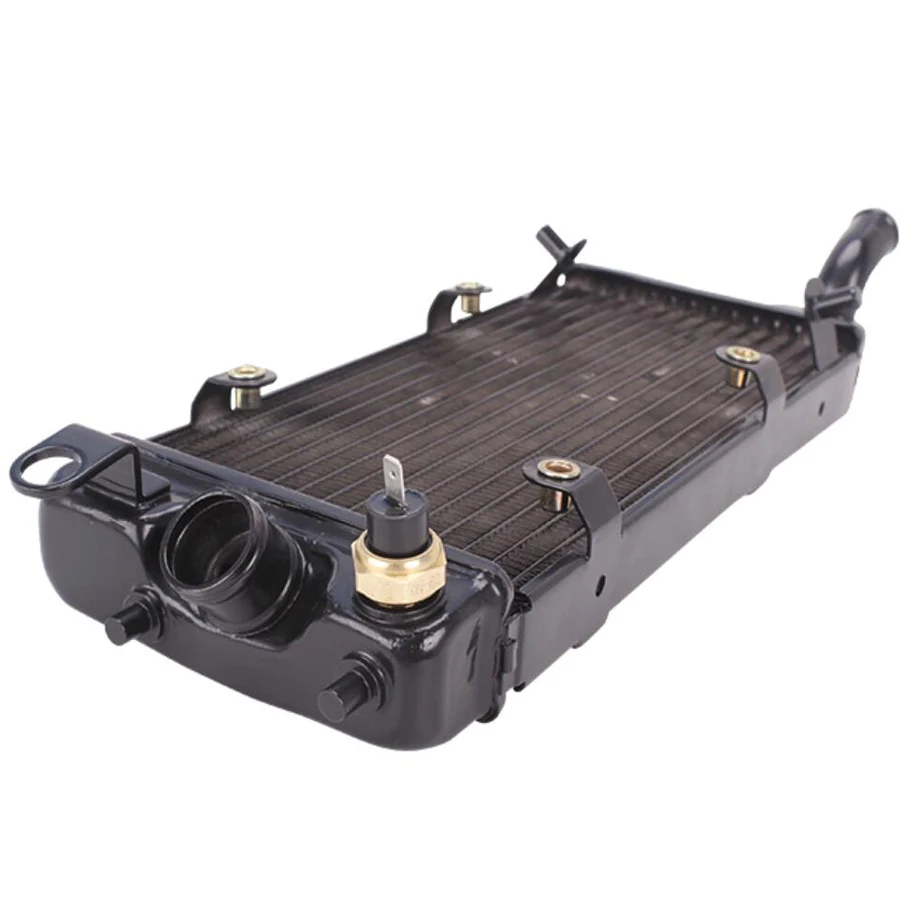 Motorcycle Radiator Oil Cooler For Honda Shadow VT600 Steed 400 600 VLX 400 600 Accessories Water Tank Radiator Cooler With Sensor