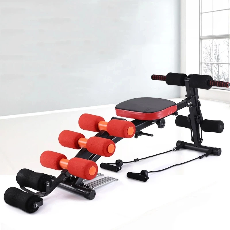 Exercise Abdominal Muscles 6 In 1 Assist Device Multifunctional Sit-Up Aid Fitness Equipment Home Supine Plank Abdomen Machine