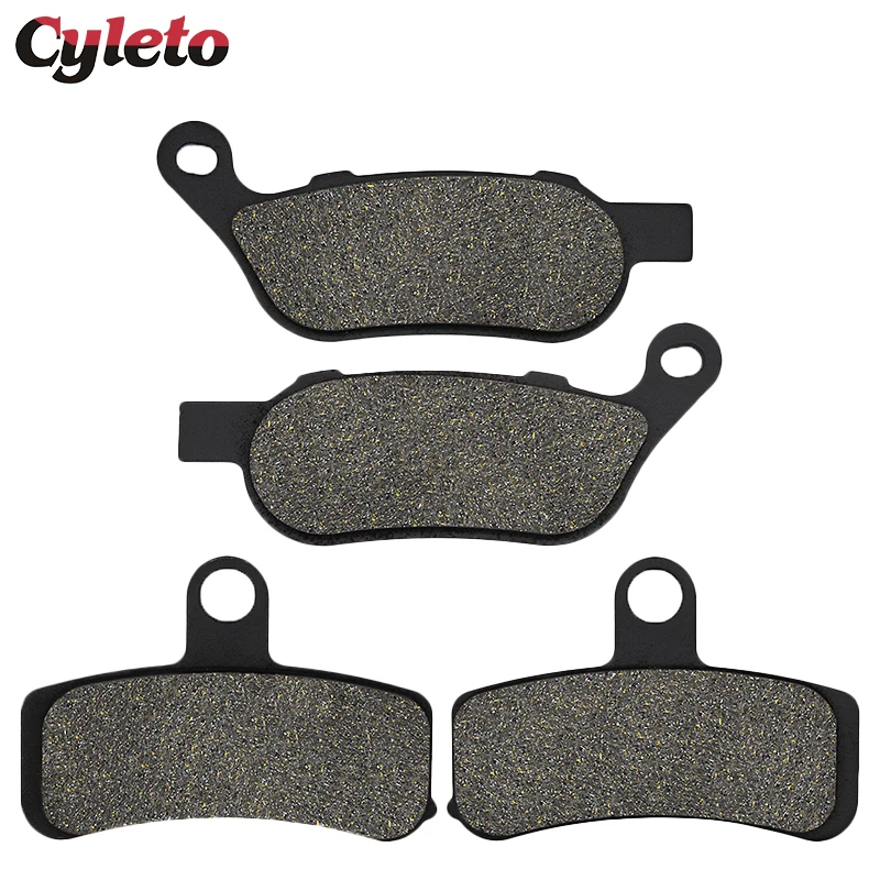 

Motorcycle Front Rear Brake Pad for Harley Dyna Super Wide Glide FXD Fat Boy FLSTFB Heritage Softail Slim Deluxe FLSTN FLSTC FLS