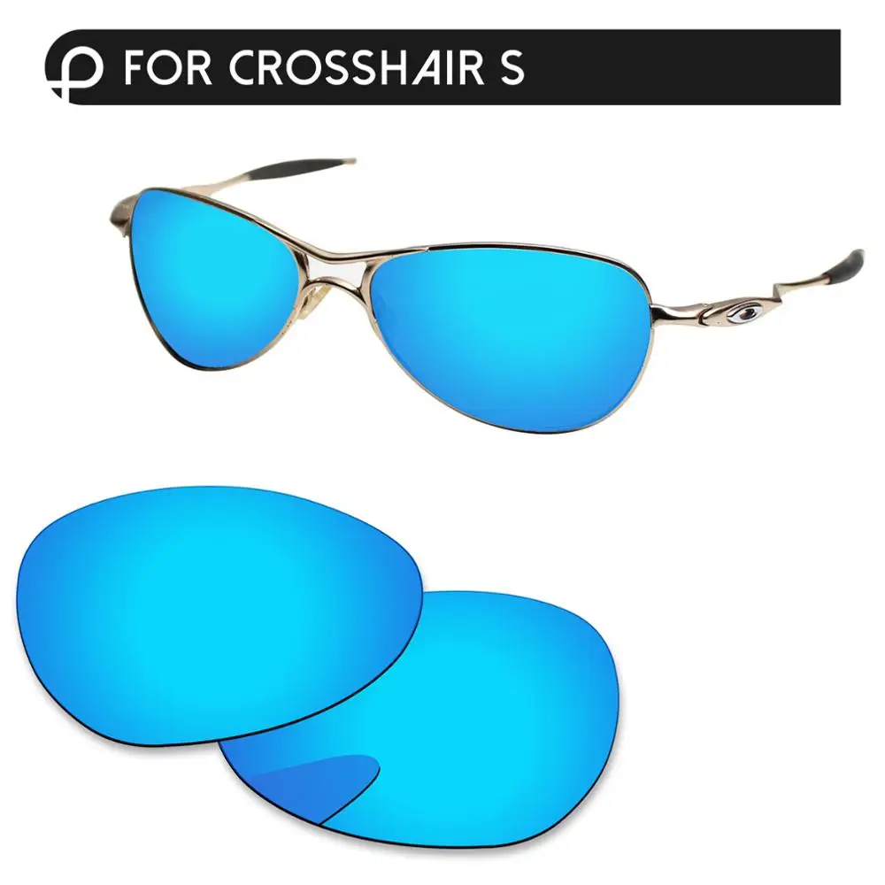 

Papaviva Ice Blue Mirror Polarized Replacement Lenses For Crosshair S Sunglasses Frame 100% UVA & UVB Protection