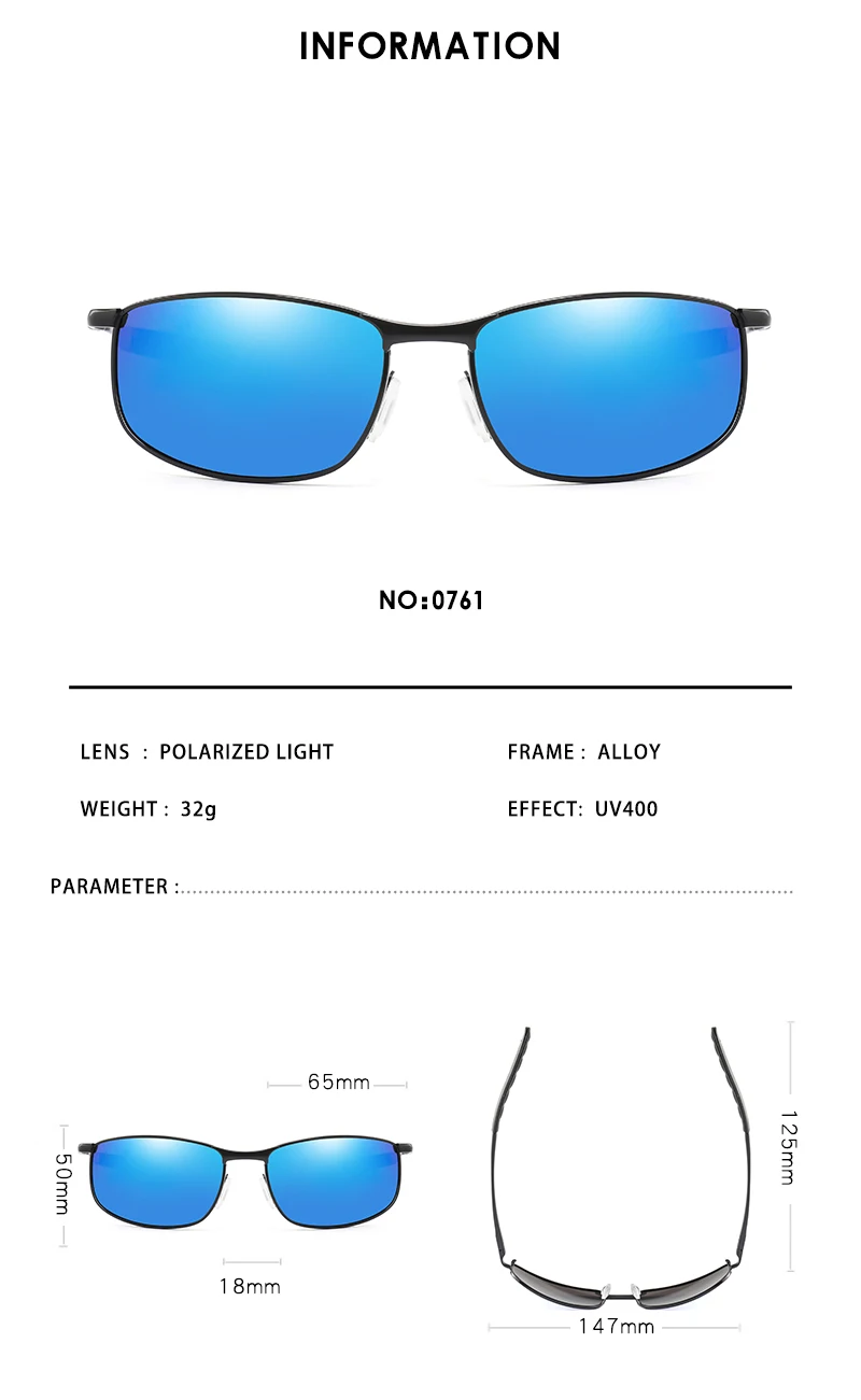 Винтажные мужские солнечные очки в ретро-стиле поляризованные минус рецепт классические солнцезащитные очки для мужчин вождения UV400 квадратные мужские солнцезащитные очки
