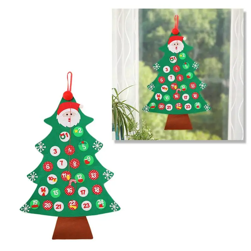 1PC Advent Calendar Countdown Christmas Calendar Advent Calendar Decorative Calendar for Decorations