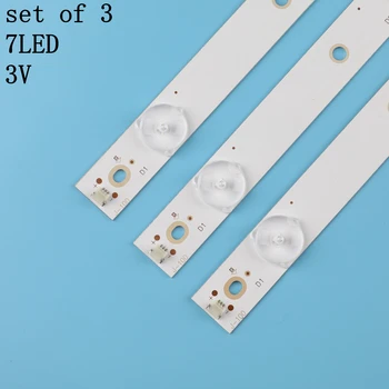 

New Kit 3PCS 7LED(3V) 620mm LED backlight strip for KDL-32R330D 32PHS5301 32PFS5501 LB32080 V0 E465853 E349376 TPT315B5