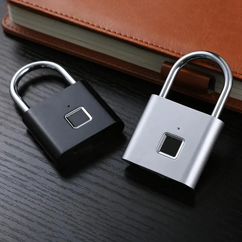 Быстрый разблокировка смарт-замок отпечатков пальцев USB Перезаряжаемый Безопасный металлический замок