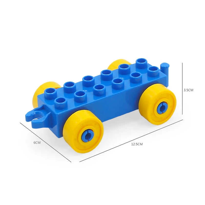 Набор для блокировки Duplo Train Set модель опорной пластины большого размера