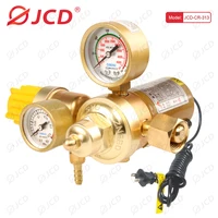 JCD G5/8"-14 0-25Mpa Argon CO2 Mig Tig Flow Meter Gas Regulator Flowmeter Welding Weld Gauge Argon Regulator Pressure Reducer 1