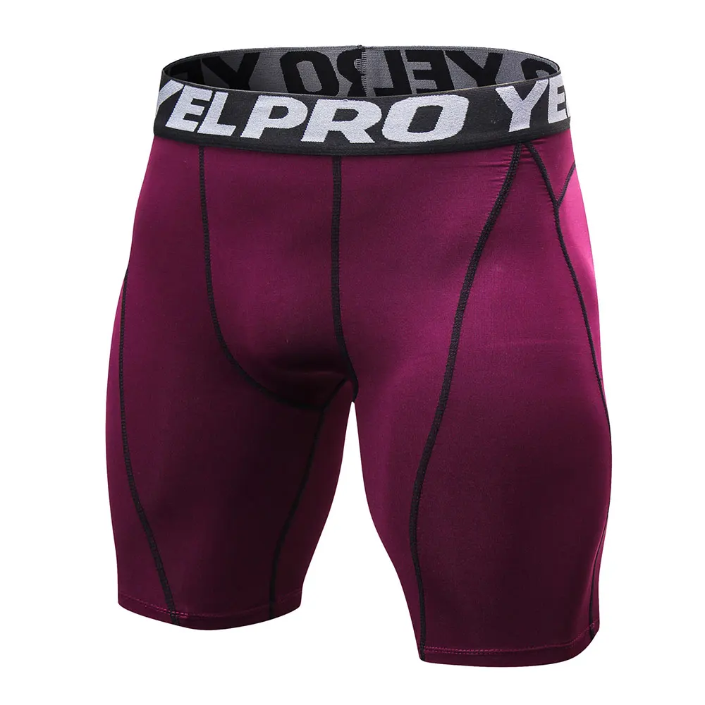 Claret Running Shorts Lifting Shorts Athletic Wear Swimming Fitness 4 Colors Bodybuilding Shorts Run Mens Sport Tight Shorts Summer - Цвет: Claret