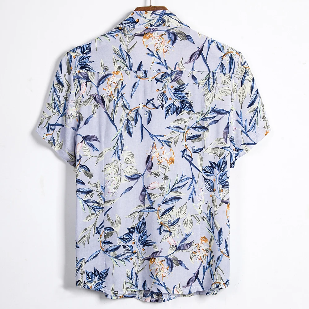Adisputent Men's Summer Hawaiian Shirts - Funny Print, Short Sleeve, Casual Button-Down, Turn Down Collar image 5
