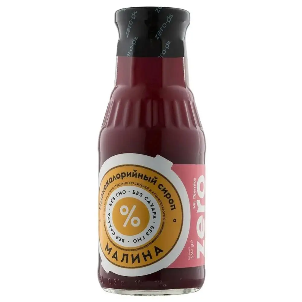 Sciroppo a basso contenuto calorico Mr.Djemius Zero Malina 0.33l,, senza  zucchero, senza glutine, SIPS, senza calorie, prodotti a basso costo,  chiamanti, 0 calorie, sciroppo senza zucchero, sciroppo caloriale basso,  dieta, Duan, dieta