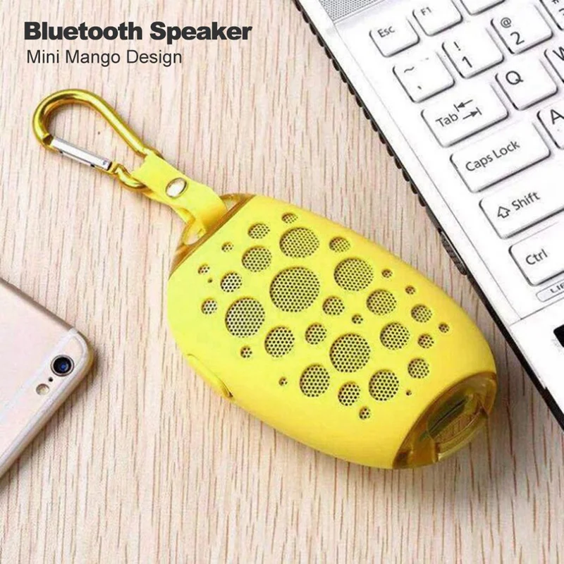 Манго беспроводной Bluetooth динамик Mg X1 открытый стерео динамик с микрофоном крюк портативный Ip54 Водонепроницаемый поддержка громкой связи вызов