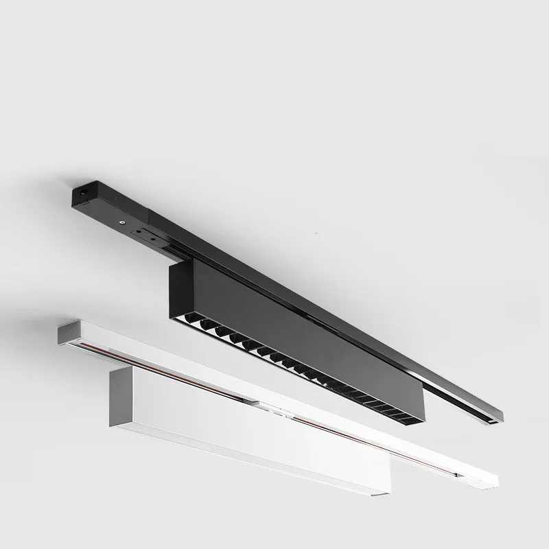 LED Ceiling Light 10W 20W 30W 40W Dimmable AC85-265V Linear Floodlight Rail For Home Shop Stores