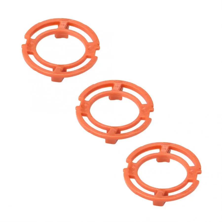 Razor Blade Replacement Hair Clipper Accessories Electric Toothbrush Replacement Parts Air Fryer Bumpers Replacement Tea Kettle Replacement Accessory 3PCS Orange Blade Retaining Rings For Series 7000 9000 RQ12 Shaver Accessories
