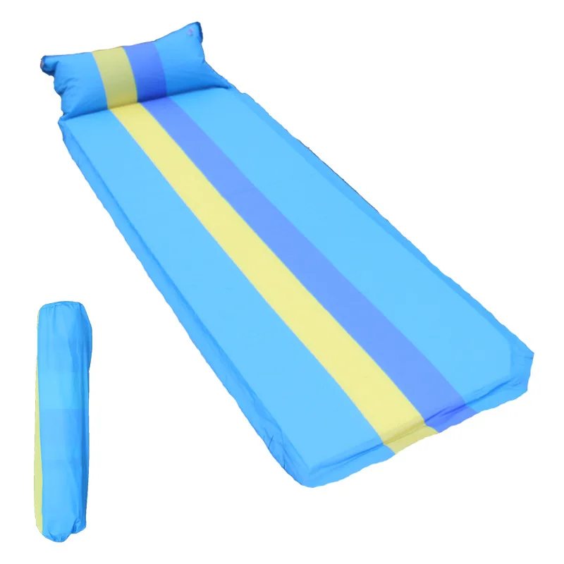 Single Person Automatic Inflatable Pad Tablet Self-Punch Pad Thick Moisture-Proof Outdoor Camping Tent Sleeping Pad Manufacturer