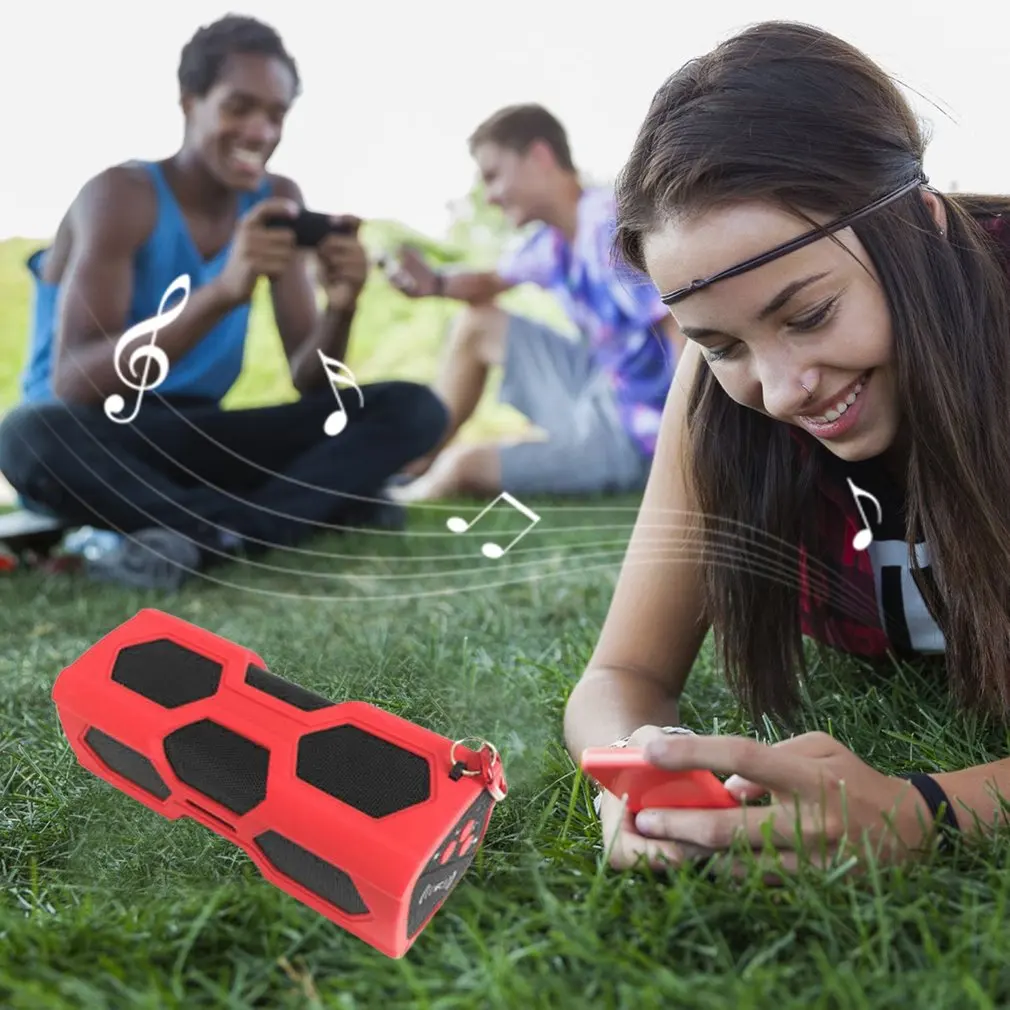 Водонепроницаемый портативный bluetooth-динамик грязеотталкивающий устойчивый к падениям спортивный беспроводной музыкальный динамик Поддержка громкой связи звонки Прямая поставка