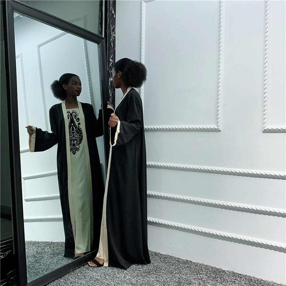 Plus Size Women Abaya Dubai Hijab Muslim Dress Pakistan Turkish Dresses Moroccan Kaftan Islamic Clothing Turkey Ropa Arabe Mujer