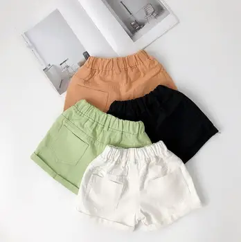 

2020 new wholesale girls boys shorts summer cotton fashion kids shorts 1-6 years HO931