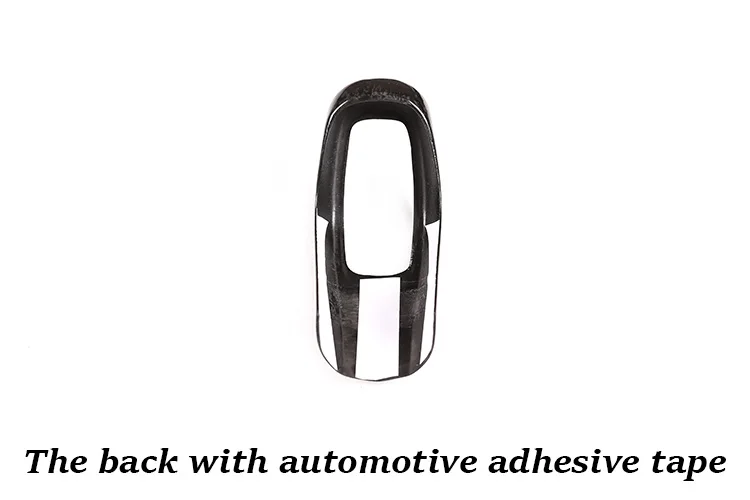 Real Carbon Car Interior Gear Shift Head Cover Fiber For Range Rover Sport- For Jaguar E-PAC EPACE Accessories