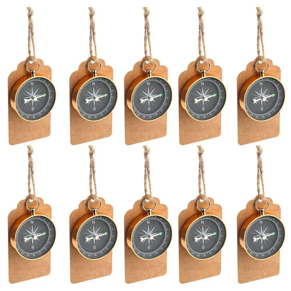 

Travel Theme Party Gift Compass Tag Pendant Wedding Souvenir Birthday Decorations Festival Party Supply Decoration