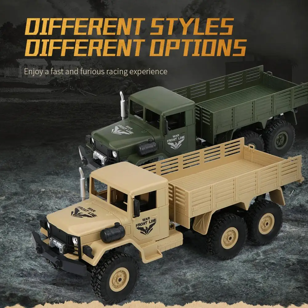 

Q63 1/16 2.4G 6WD Off-Road Transporter RC Military Truck Crawler RC Car RTR Remote Control Toys Gift for Boy's Birthday