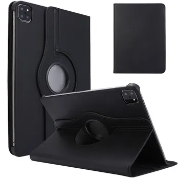 

Smart Cover For iPad Pro 12.9 inch 2020 Funda 360 Degrees Rotating PU Leather Flip Stand Case For iPad Pro 4th Gen 12.9" A2229