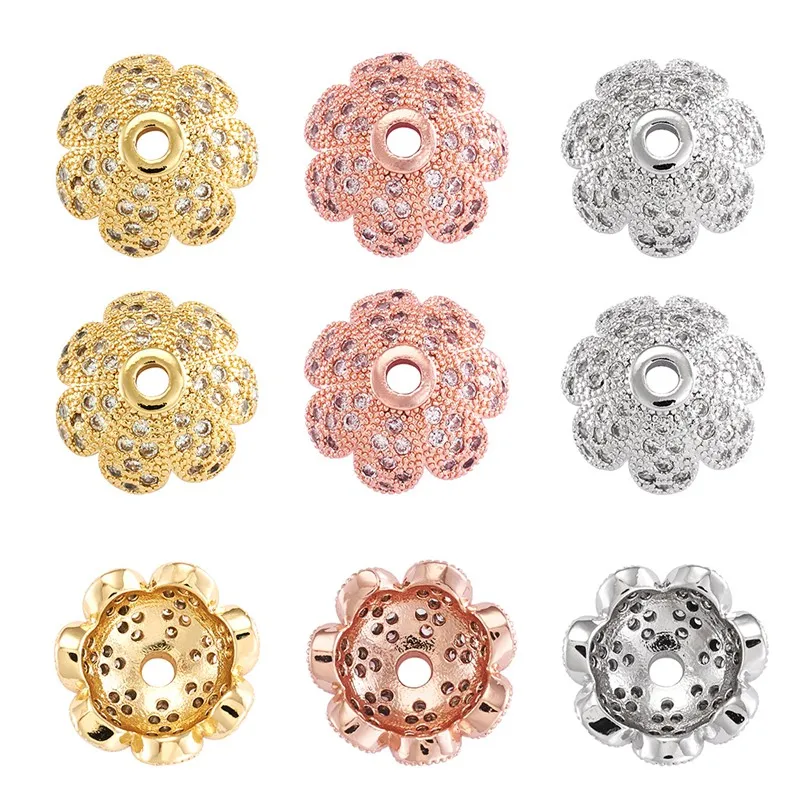 Фурнитура для изготовления ювелирных изделий 10 шт.|bead caps|nickel freebrass beads caps flower |