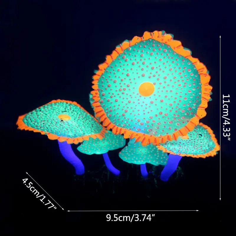 Аквариум Anemone моделирование растений светящаяся звезда точка Anemone подводный мир небольшой Пейзаж украшения для аквариума