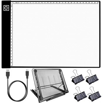 

Diamond Painting Light Cushion Kit, USB Powered Dimmable Tracing Light Board, with 4 Fixing Clips, for Vinyl Weeding