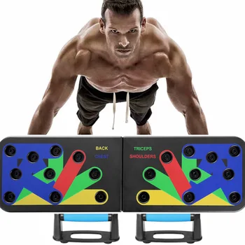 

9 in 1 Push Up Rack Board Men Women Fitness Exercise Push-up Stands Body Building Training System Home Gym Fitness Equipment