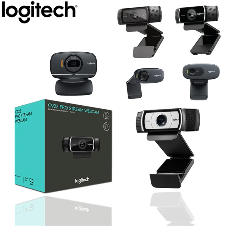 Logitech C920e HD веб-камера видео чат запись Usb камера C922/C270/C930C HD Smart 1080p Веб-камера для компьютера Встроенный микрофон